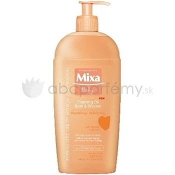 Mixa Baby penivý olej do sprchy aj do kúpeľa Foaming Oil 400 ml