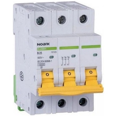 Noark Electric Ex9BH 3P C3 100407 3P 3A C 10kA