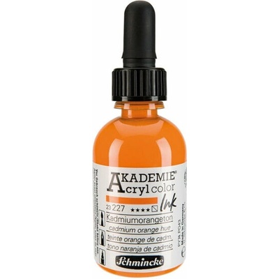 Schmincke Akademie akrylový atrament 50 ml 227 cadmium oranžová hue