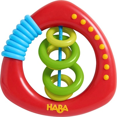 HABA hrkálka s piatimi krúžkami