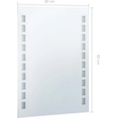 Image 1 of vidaXL LED стенно огледало за баня 60x80 см (144697)