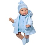 Asi Dolls Кукла Asi Dolls - Бебе Коке, със синьо гащеризонче и пaлто (401621)