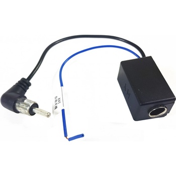 Zesilovač signálu automobilové antény s koncovkou DIN