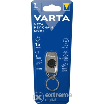 Varta LED Metal key Chain Light 2CR2016 16603