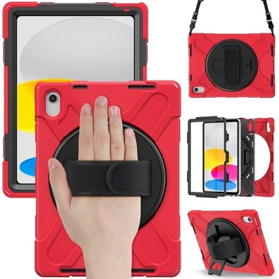 Vsetkonamobil 55289 SOLID Odolný kryt pre Apple iPad A16 2025 / iPad 2022 RED