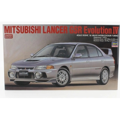 Hasegawa Mitsubishi Lancer Gsr Evolution Iv Turbo 1999 / 1:24