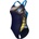 arena Дамски бански костюм Arena Womens Dreamline V Back Swimsuit - Navy/Turq