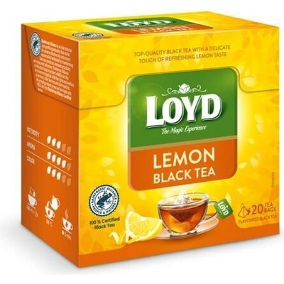 Loyd Tea pyramída black lemon 34 g