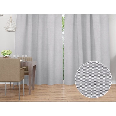 Biante Dekorační závěs TF-067 Šedý režný 140x240 cm