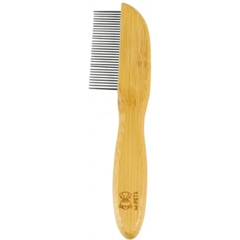 M-PETS BAMBOO Regular Comb with Rotating Teeth 31 teeth - Бамбуков гребен с 31 въртящи се зъбци от 100% естествен бамбук, 5, 5 x 21, 5 см - Белгия 10119699