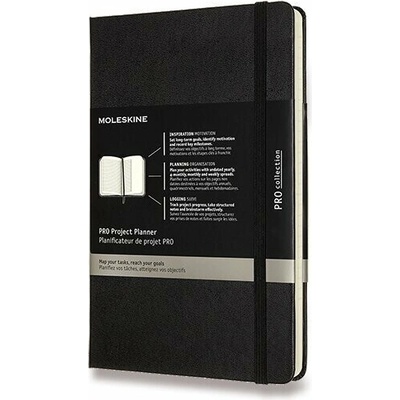 Zápisník Moleskine PRO Project Planner - L, černý