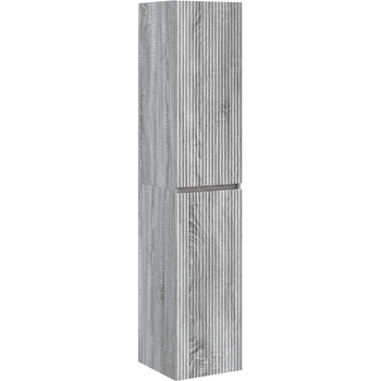 vidaXL Стенно Баня Кабинет Сив Сонома 33 x 34, 5 x 160 см (890518)