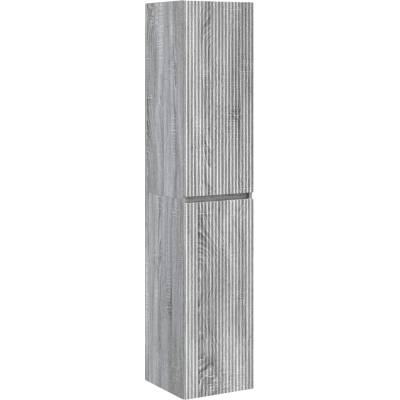 vidaXL Стенно Баня Кабинет Сив Сонома 33 x 34, 5 x 160 см (890518)