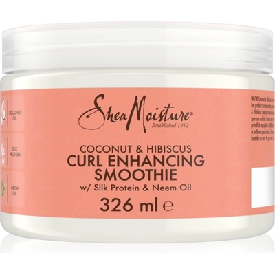 Shea Moisture Coconut & Hibiscus крем без отмиване за къдрава коса 340 гр