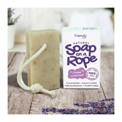 Friendly Soap prírodné mydlo levanduľa na šnúrke 125 g