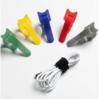 24 x Pásek na suchý zip, organizér kabelů 150x12mm zelená – Zbozi.Blesk.cz