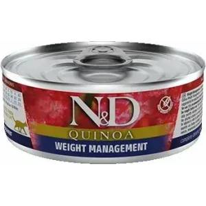 Farmina N&D Quinoa Weight Management за контрол на теглото с агнешко и броколи 80gr