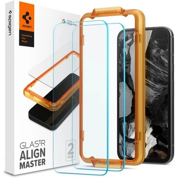 Image 1 of Spigen Стъклен Протектор за Google Pixel 8A, Spigen GlassTr Aligh Master 2бр. , Прозрачен (AGL07464)