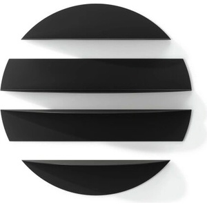 Umbra HK Limited Umbra Комплект от 4 бр. рафтове за стенен монтаж solis - цвят черен (umbra-1018194-040)