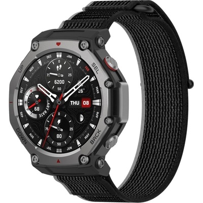 PROTEMIO 96111 NYLON COLOR Vyměnitelný řemínek pro Amazfit T-Rex 3 černý