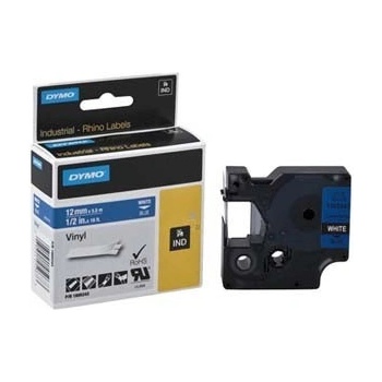 DYMO Rhino 1805243, 12mm x 5, 5m, бял печат/син фон, оригинална лента (1805243)