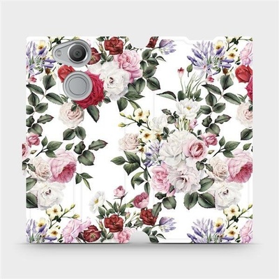 Mobiwear - Sony Xperia XA2 - MD01S Růže na bílé – Zboží Živě