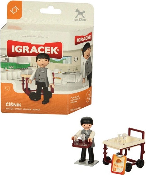 Efko IGRÁČEK Číšník s doplňky