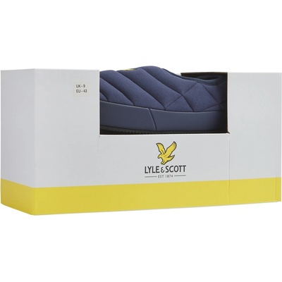 Lyle and Scott Пантофи Lyle and Scott Men's Moccasin Slippers - Peacot