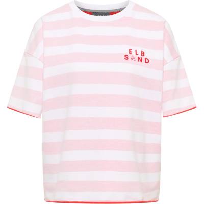 ELBSAND Дамска тениска Elbsand Women's Gry T-shirt - Grenadine / Bright White - размер XS (916-7030-0211)