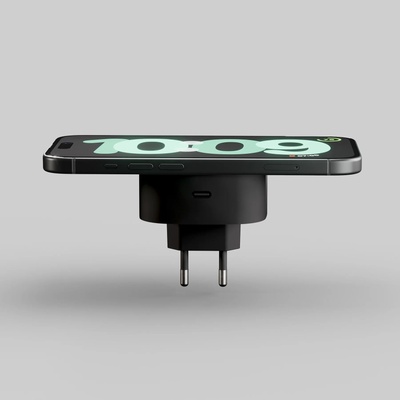 ZENS Wireless Charging Adapter Black (K-ZESC18B/00)