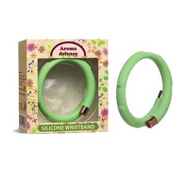 Z-repelenti Силиконова гривна " Aroma Defence" с 3 активни пълнителя с аромат на Цитронела, Здравец и Мента | Z-repelenti (999020)