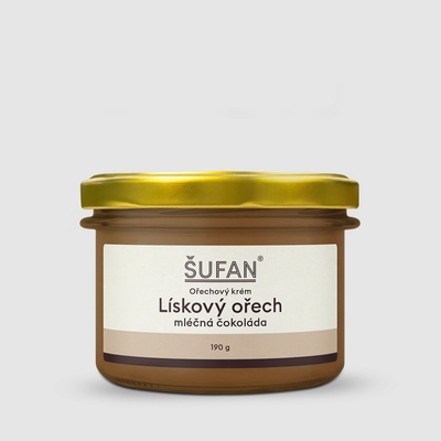 Šufan Lískový ořech s mléčnou čokoládou 190 g – Sleviste.cz