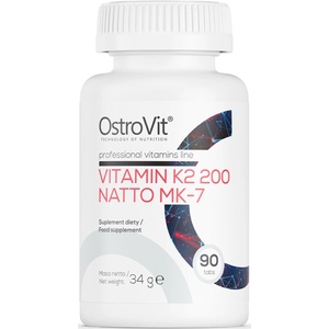 OstroVit Vitamin K2 200 Natto MK-7, 90 таблетки, OstroVit