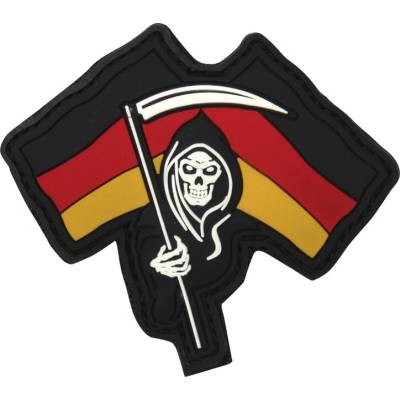 Gumová nášivka 101 Inc vlajka German Reaper - farevná