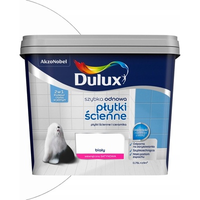 Dulux Quick Renewal bílá renovační Barva na dlaždice 0,75 l