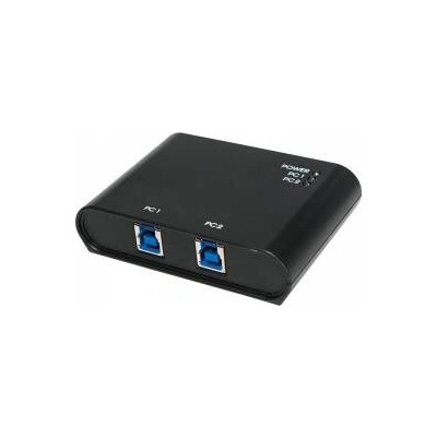 LogiLink Суич, Logilink, USB 3.0, 2 порта, черен