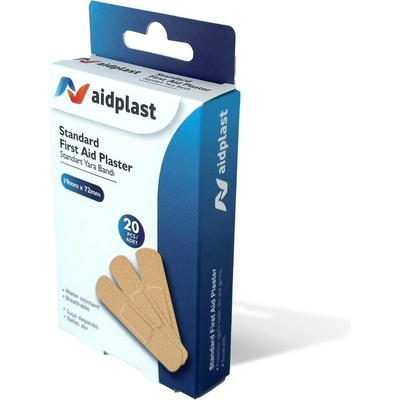 Aidplast standardní náplast 1,9x7,2 cm 20 ks