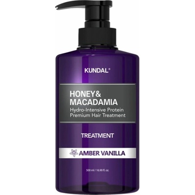 KUNDAL Přírodní vlasová kúra Honey & Macadamia Treatment () - Amber Vanilla 500 ml