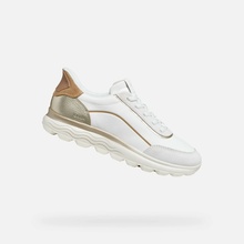 Geox Bílé dámské tenisky Spherica Plus Fast in G012959