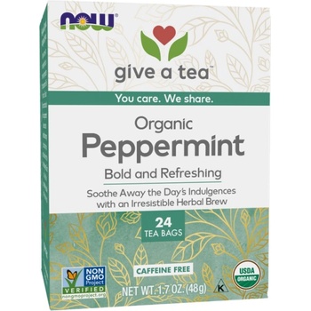 Image 1 of NOW Foods Peppermint Tea [30 Пакета]