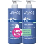 Uriage Промо пакет Uriage - Почистващ крем за бебета, 500 ml + Хидратиращо бебешко мляко, 500 ml