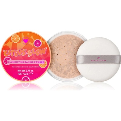 I Heart Revolution Citrus Glow Illuminating Baking Powder озаряваща насипна пудра 22 гр