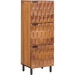 vidaXL Висок шкаф Финал на кафяво акацие 40 x 33 x 110 см (4017929)