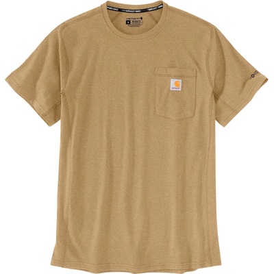 Carhartt Мъжка тениска Carhartt Force Pocket S/S T-Shirt - Sandstone Heather - размер L (216-5775-1013)