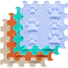Ortoto Masážne ortopedické podložky Šťastné labky - tvrdé Svetlo modrá