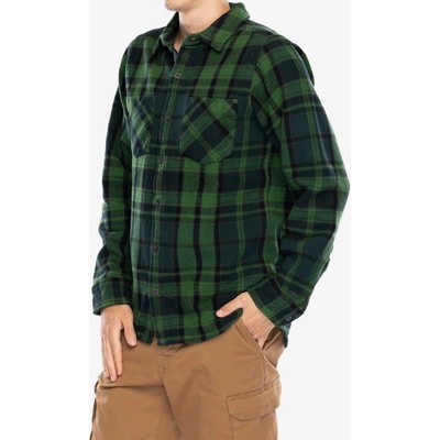 Black Diamond Project Heavy flanelová turistická košeľa green/plaid