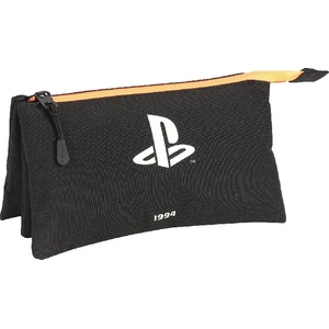 Kstationery Ученически несесер Kstationery Playstation - Black, с 3 отделения (14238)