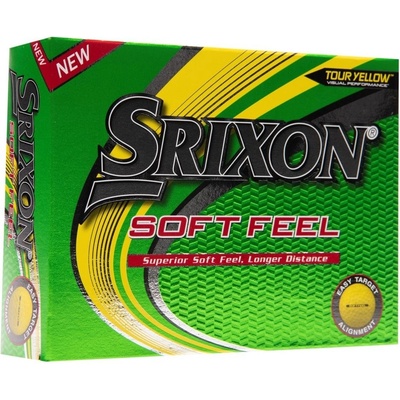 Srixon Soft Feel žluté 12 ks