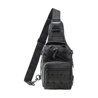 WARAGOD Soldat assault S crossbody taška čierna