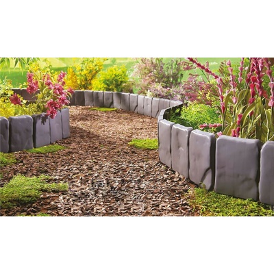 Obruba Strend Pro Garden, imitácia kameňa, bal. 10 ks